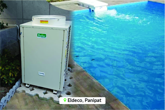 swimming pool heat pump eldeco panipat